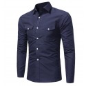 Men's Social Shirt Just Stylish Work Desk