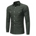 Men's Social Shirt Just Stylish Work Desk