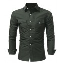 Men's Social Shirt Just Stylish Work Desk