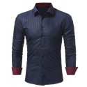 Camisa Social Masculina Justa Elegante Trabalho Escritorio