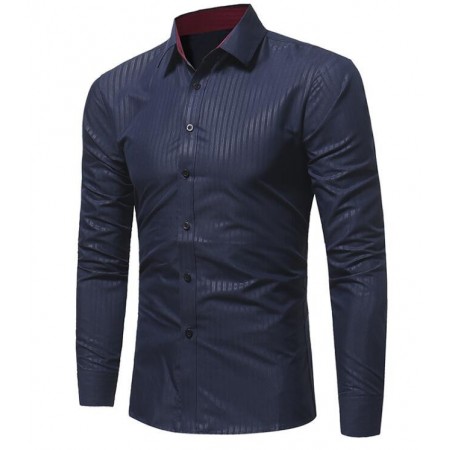 Camisa Social Masculina Justa Elegante Trabalho Escritorio