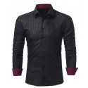 Camisa Social Masculina Justa Elegante Trabalho Escritorio