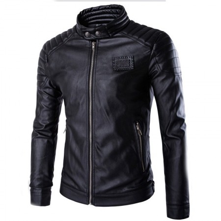 jaqueta couro moto masculina