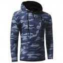 Men's Camouflaged Casual Hooded Sweatshirt Winter Fashion