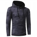 Men's Camouflaged Casual Hooded Sweatshirt Winter Fashion