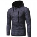 Men's Camouflaged Casual Hooded Sweatshirt Winter Fashion