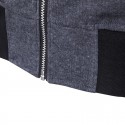 Fashion Casual Men's Jacket Winter Work Slim Stylish Zipper