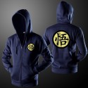 Goku Men's Casual Printed Hoodie Hooded Winter Fashion