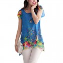 Flower Blouses Colored Womenswear Spring