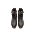 Bota Masculina Xper Salto Medio De Motocicleta Retro Couro Cano Alto