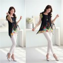 Flower Blouses Colored Womenswear Spring