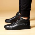 Tenis Bota Cano Alto Masculino Estilo Romano Preto Dekesen Fashion