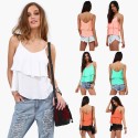 Blusa de Praia Feminina Regata Básica Calitta Verão