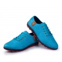 Sapatenis Blue Casual Formal Men's Social Shoe Party