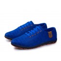 Sapatenis Blue Casual Formal Men's Social Shoe Party