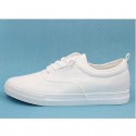 Tenis Basico Masculino Mecebom Casual Liso Puro Preto e Branco