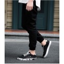 Sapatenis Casual Yuyan Male Black Fashion Stylish Creepy