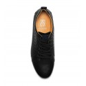 Men's Footwear Elegant Fine Beak Black Smooth Polished Gleam