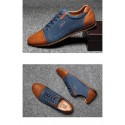 Sapatenis Elegante Masculina Estilo Formal Retalhos Loafers Casual