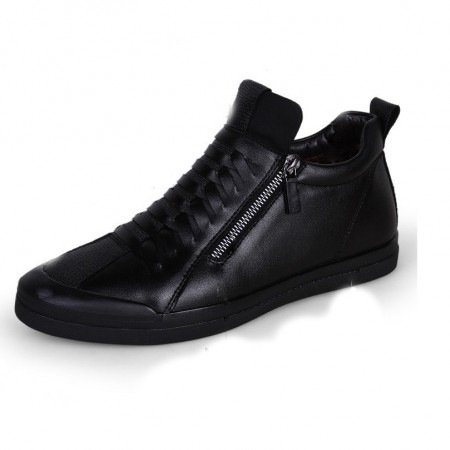 Tenis Masculino JUNJARM Cano Longo Meia Bota Casual Estilo Punk