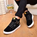 Tenis Cano Longo YWEEN Casual Fashion Retalhado Estilo Jovem