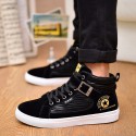 Tenis Cano Longo YWEEN Casual Fashion Retalhado Estilo Jovem