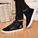 Tenis Cano Longo YWEEN Casual Fashion Retalhado Estilo Jovem