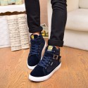 Tenis Cano Longo YWEEN Casual Fashion Retalhado Estilo Jovem