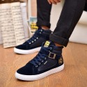 Tenis Cano Longo YWEEN Casual Fashion Retalhado Estilo Jovem