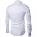 Camisa Manga longa Masculina Elegante Casual