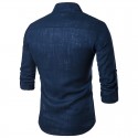 Stylish Casual Men's Long Sleeve Shirt