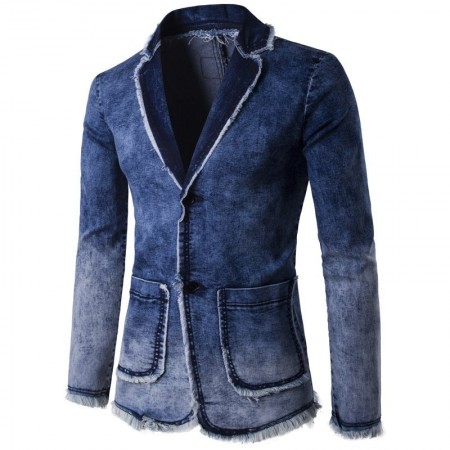 Men's Blazer Formal Jeans Fashion Winter Casual