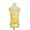 Satin Blouse Casual Various Colors Women with Cleavage