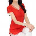 Elegant Blouse Casual Delicate Women Laranjada Style Party