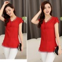 Elegant Blouse Casual Delicate Women Laranjada Style Party