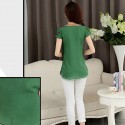 Elegant Blouse Casual Delicate Women Laranjada Style Party