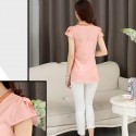 Elegant Blouse Casual Delicate Women Laranjada Style Party