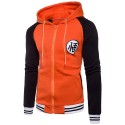 Dragon Ball Casual Men Casual Print Sweatshirt Blue White