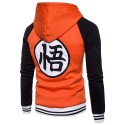 Dragon Ball Casual Men Casual Print Sweatshirt Blue White