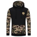 Camouflage Men's Casual Hooded Sweatshirt Winter Fashion