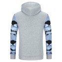 Moletom Camuflado Masculino Casual Capuz Moda inverno