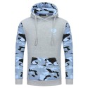 Moletom Camuflado Masculino Casual Capuz Moda inverno