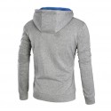 Moletom Masculino Casual Moda Inverno Capuz Zipper