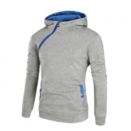 Moletom Masculino Casual Moda Inverno Capuz Zipper