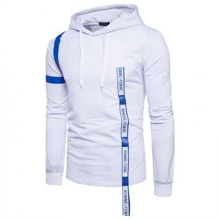 Basic Zip Hoodie Men's Hooded Casual Ziper