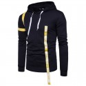 Basic Zip Hoodie Men's Hooded Casual Ziper