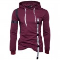 Basic Zip Hoodie Men's Hooded Casual Ziper