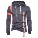 Basic Zip Hoodie Men's Hooded Casual Ziper