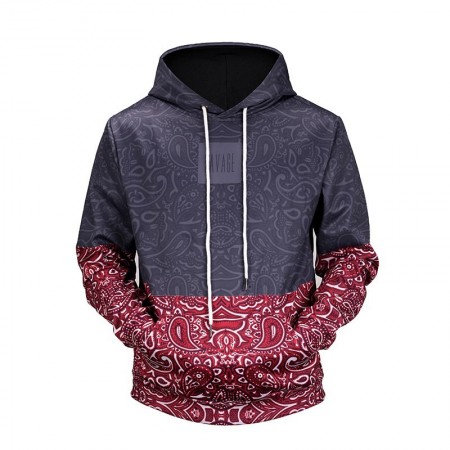 Moletom Estampado Fashion Casual Masculino Blusão de frio