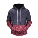 Moletom Estampado Fashion Casual Masculino Blusão de frio